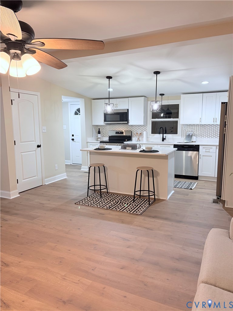 2207 Brodnax Road Brodnax, VA 23920 - Photo 7 of 27 Beautiful warm LVT flooring through out.