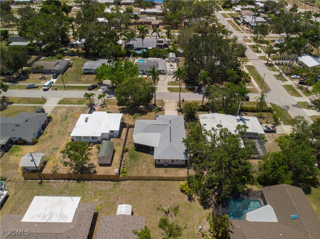 3717 Hanover Street Fort Myers, FL 33901 - Photo 39 of 41 an aerial view of residential houses with outdoor space