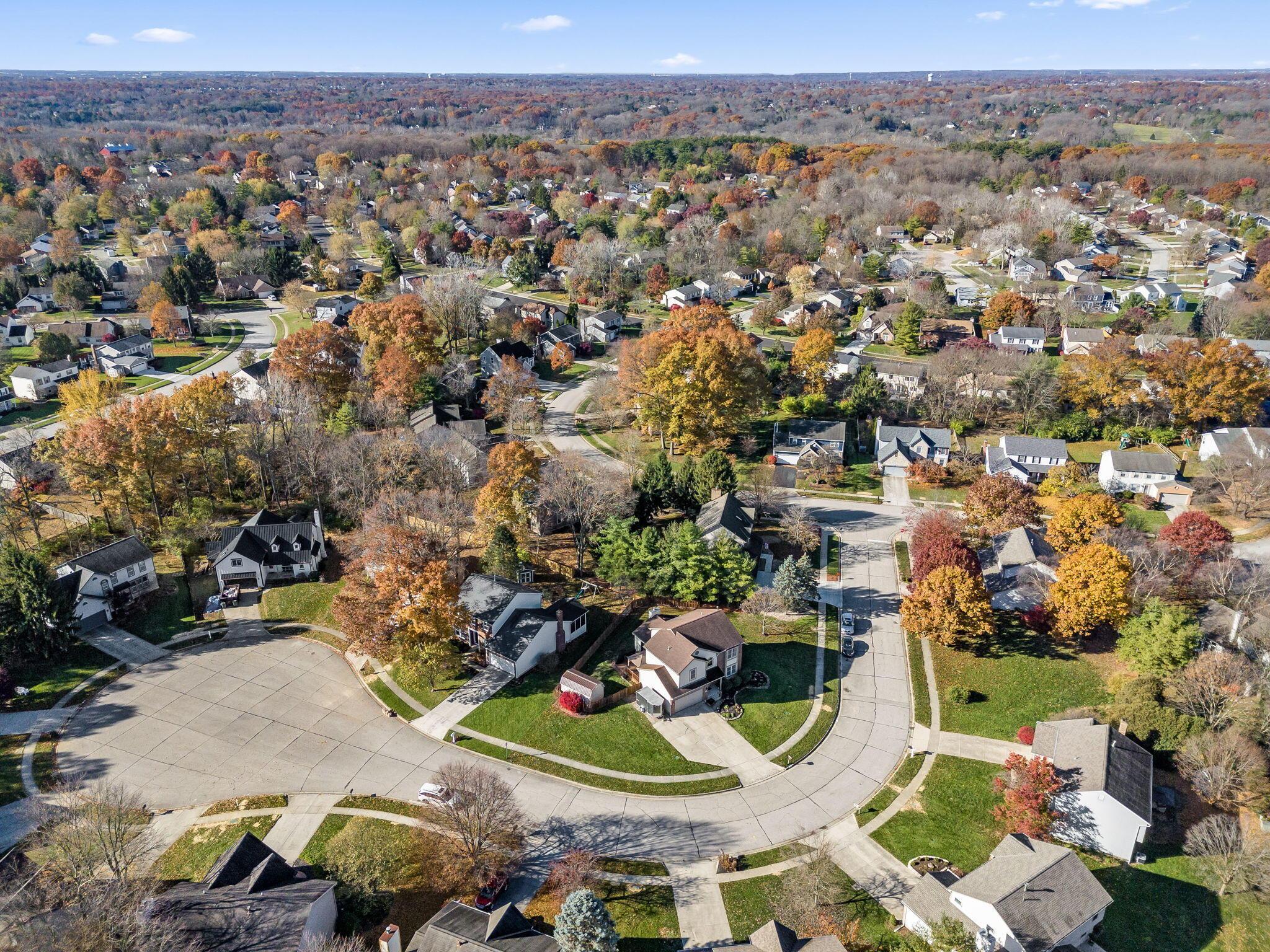 261 Fox Ridge Circle Powell, OH 43065 - Photo 65 of 67 Aerial View