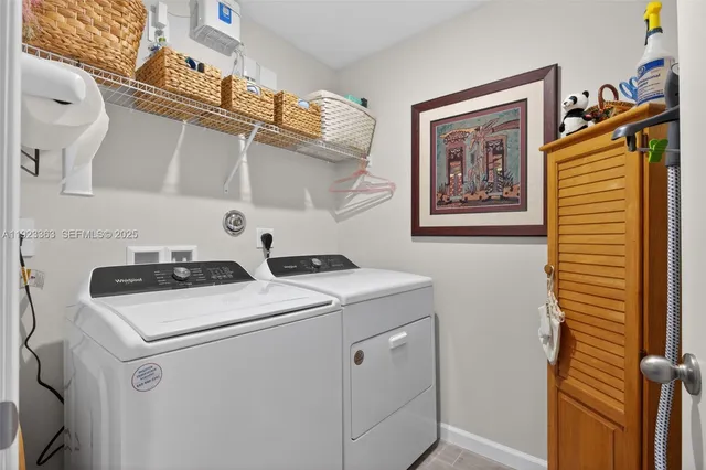 a building outdoor space with patio furniture