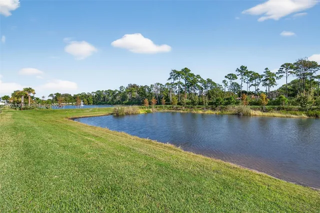 a view of a lake with a lake