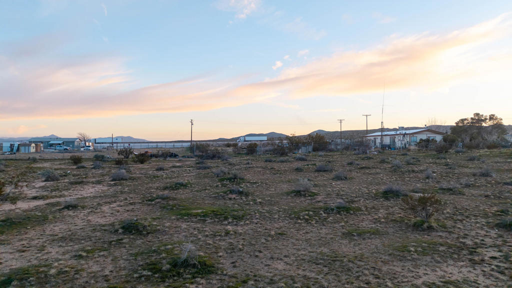 263 Hidden River Road Barstow, CA 92311 - Photo 8 of 8 a view of a dry field with trees in the background