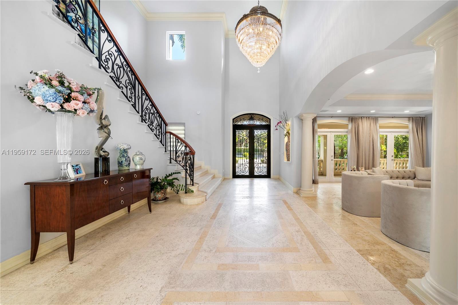 8400 School House Road Miami, FL 33143 - Photo 15 of 66 a view of entryway and hall with wooden floor