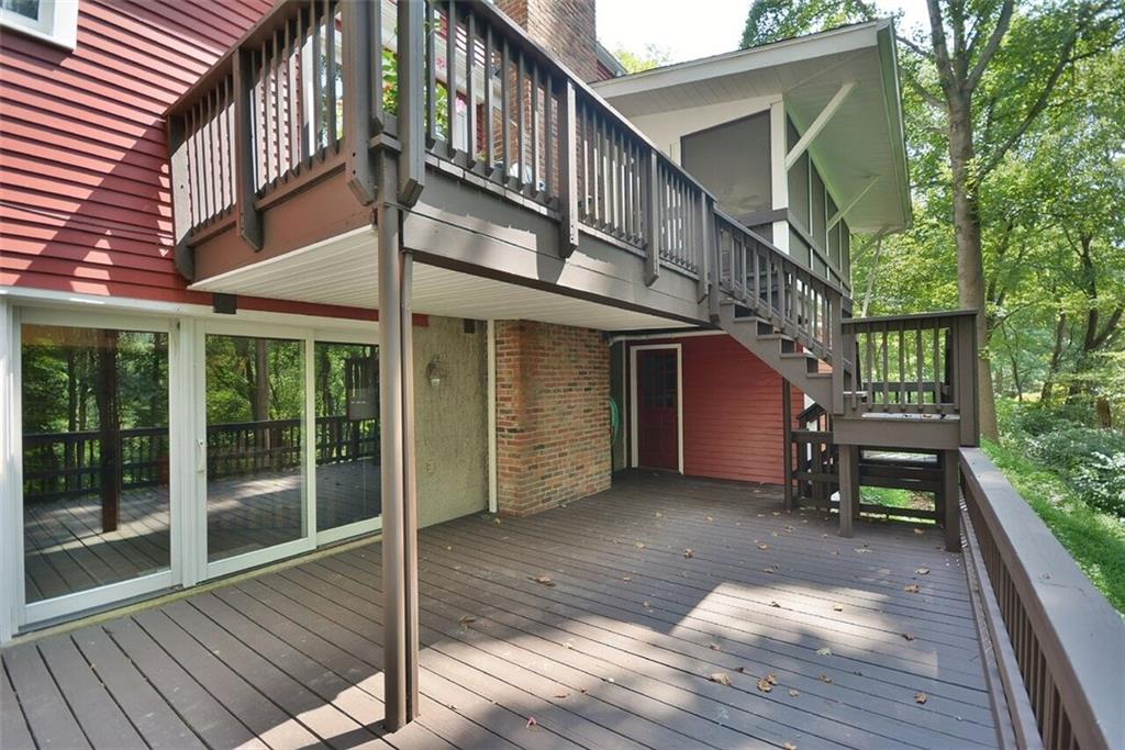 301 Wildberry Road Pittsburgh, PA 15238 - Photo 23 of 24 View of decks from rear of home.