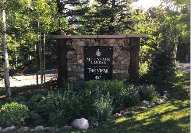 a view of a street sign board