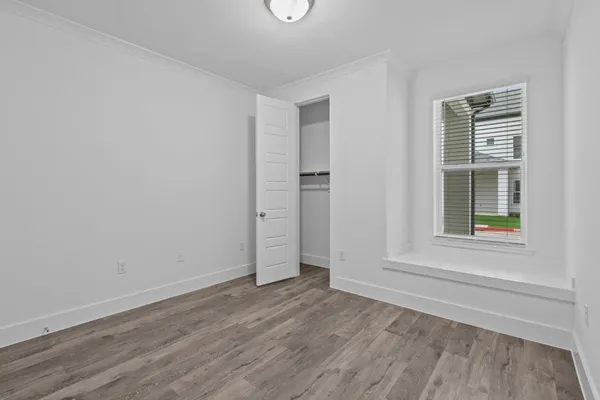 wooden floor in an empty room