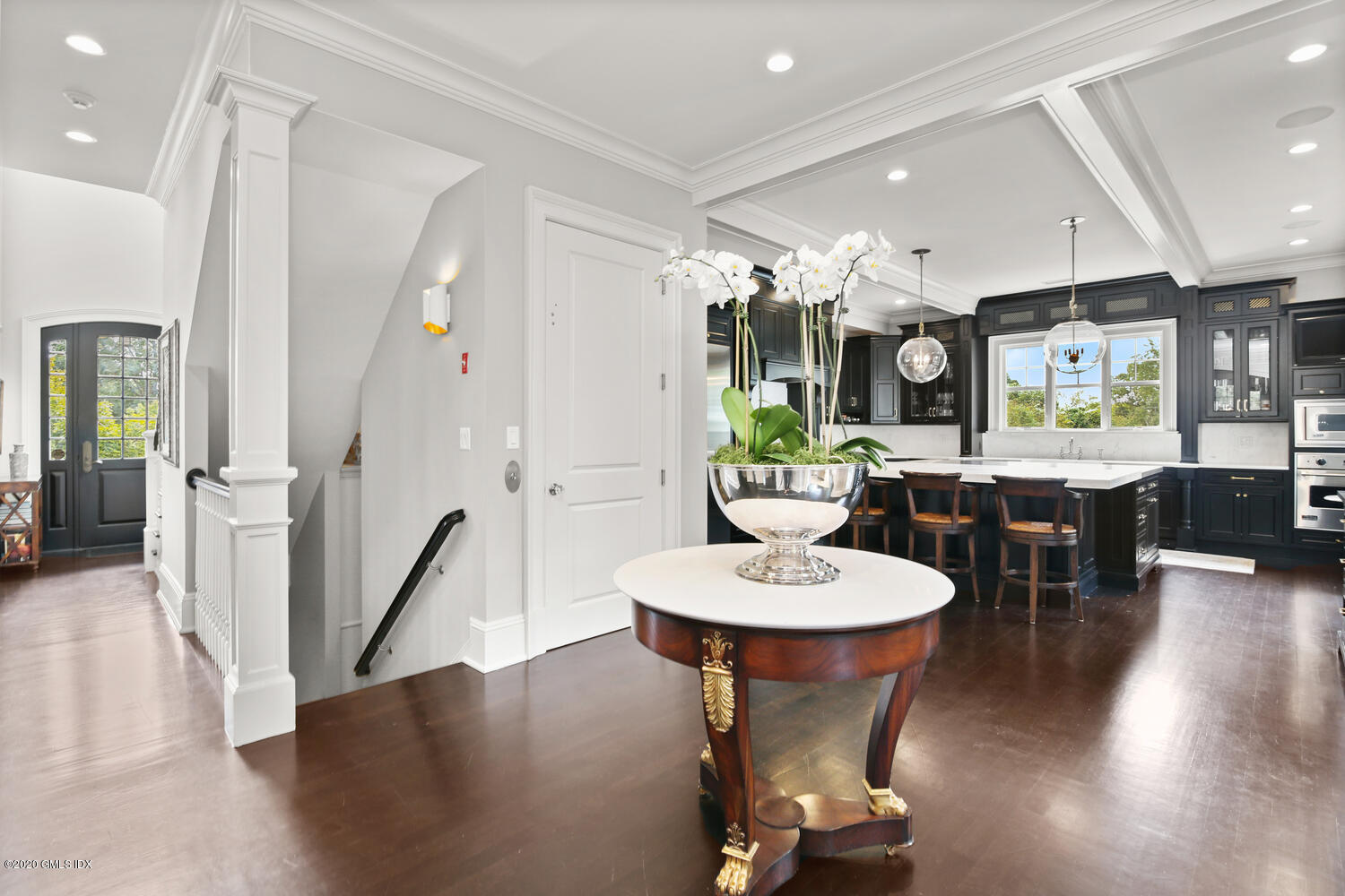 7 Finney Knoll Riverside, CT 06878 - Photo 5 of 30 a view of a dining room with furniture window and wooden floor