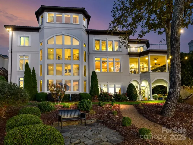 a front view of a multi story residential apartment building