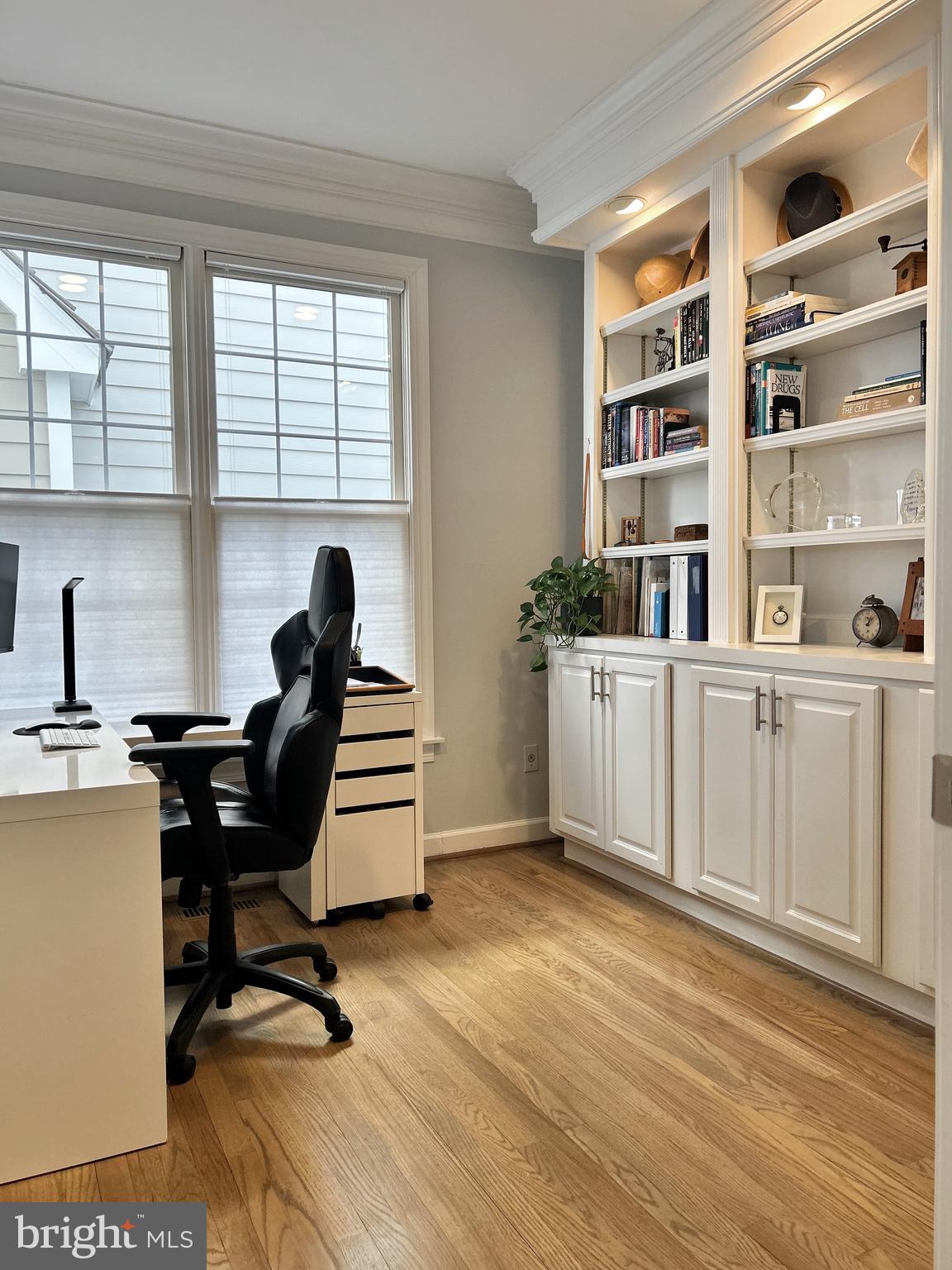 515 Chestertown Street Gaithersburg, MD 20878 - Photo 8 of 50 a view of a workspace with furniture and a window