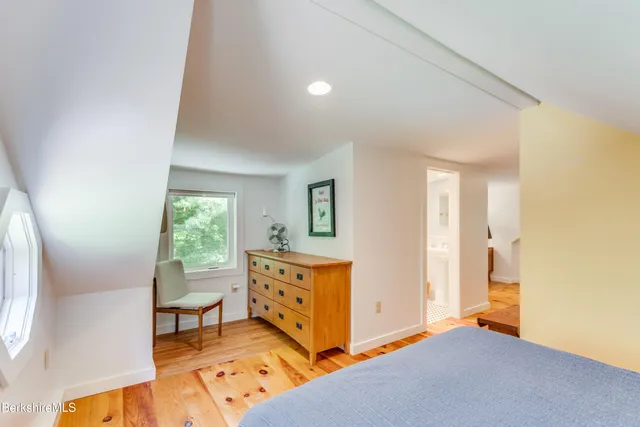 a balcony with furniture