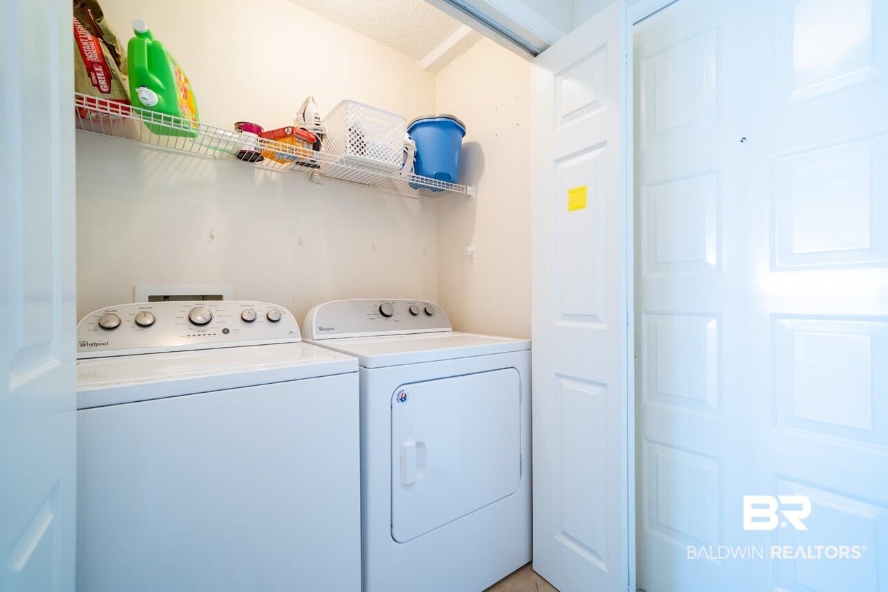 28760 Perdido Beach Boulevard, Unit 510SW Orange Beach, AL 36561 - Photo 23 of 47 Full Size Washer and Drye