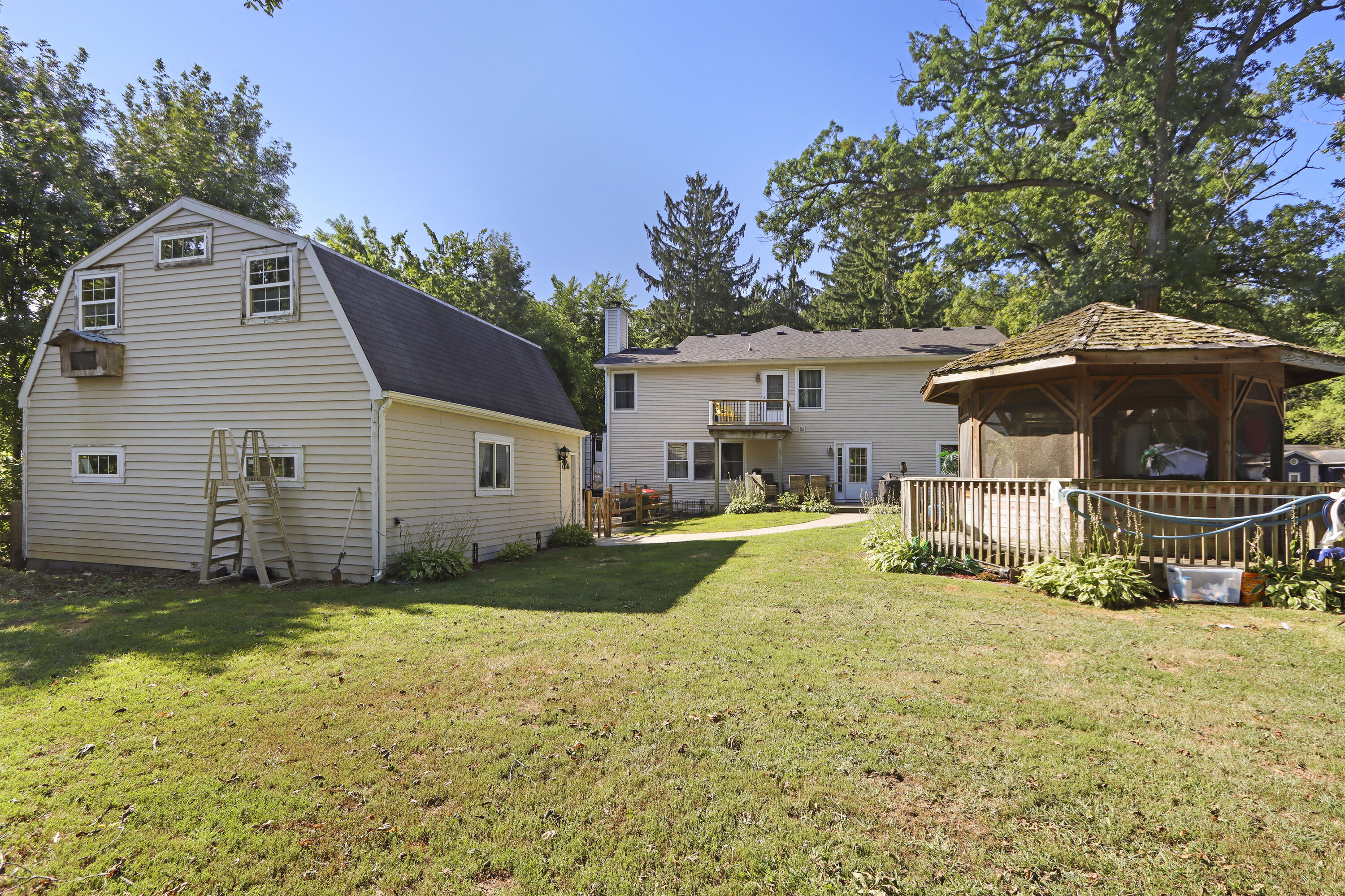 614 Indian Point Road Twin Lakes, WI 53181 - Photo 50 of 52 Back View Of Property