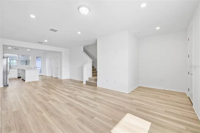 a view of kitchen and utility room