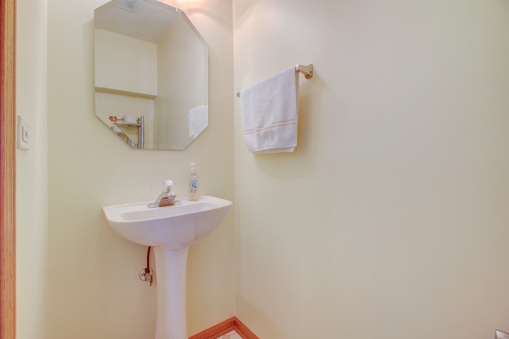 34295 North Barberry Road Round Lake, IL 60073 - Photo 10 of 23 a bathroom with a sink and mirror