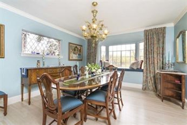 101 Stuart Road Newton, MA 02459 - Photo 9 of 26 a view of a dining room with furniture window and outside view