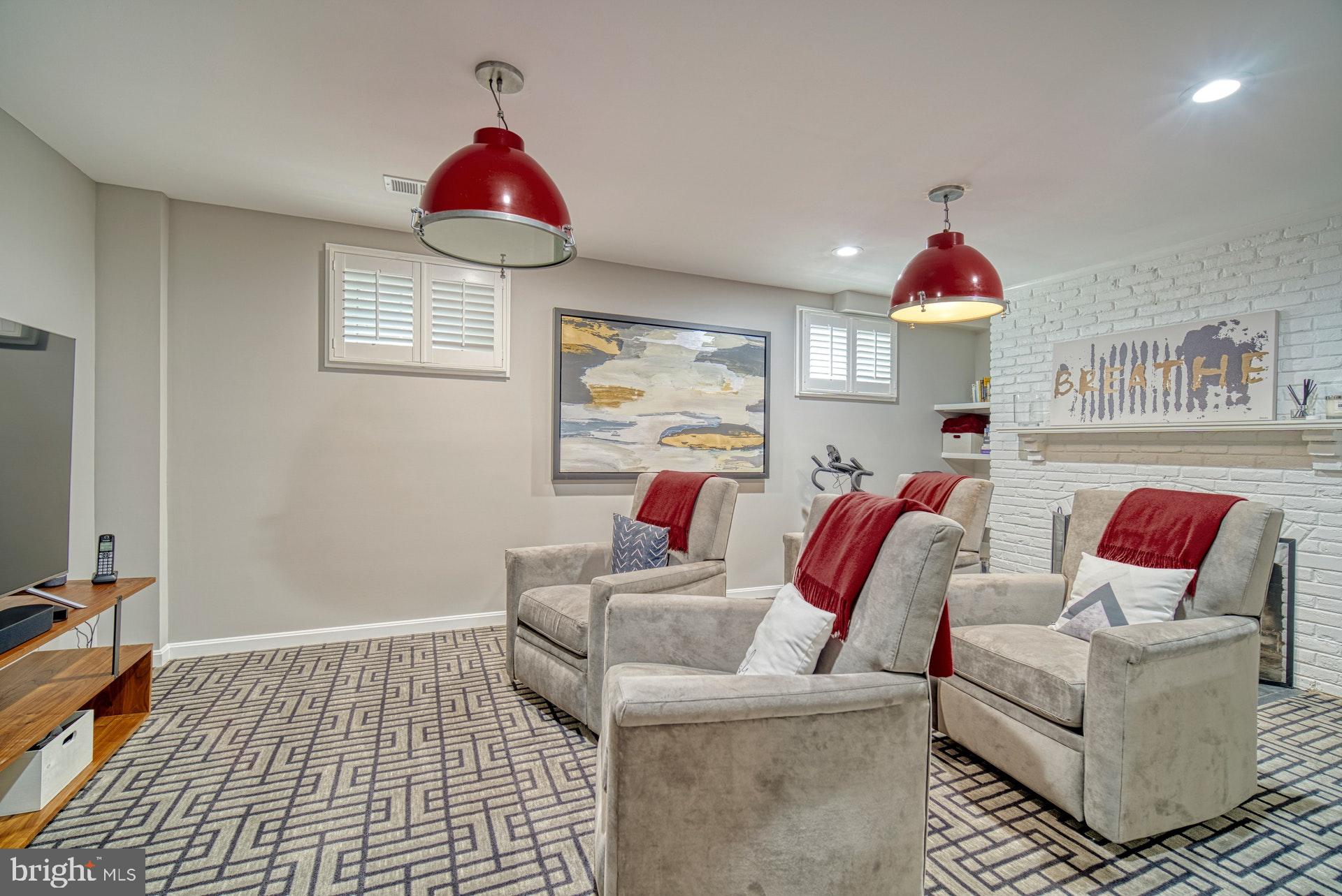 6745 Towne Lane Road McLean, VA 22101 - Photo 20 of 37 Lower Level Media Room