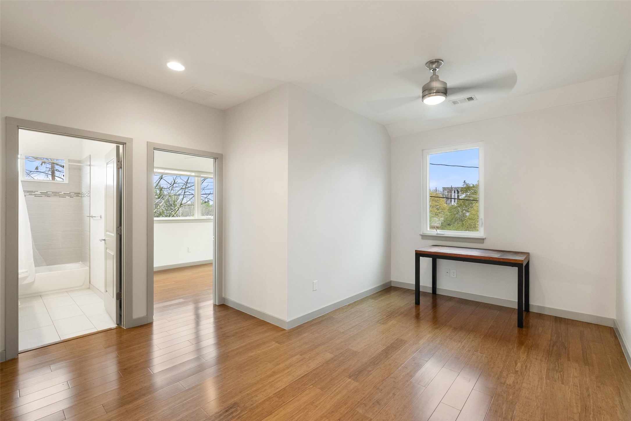 2805 Sol Wilson Avenue, Unit B Austin, TX 78702 - Photo 20 of 34 Living area at the top of the stairs.