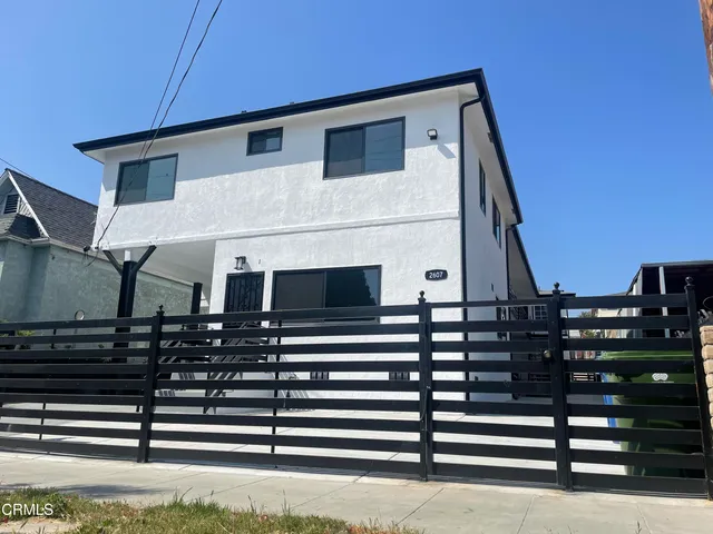 a front view of house