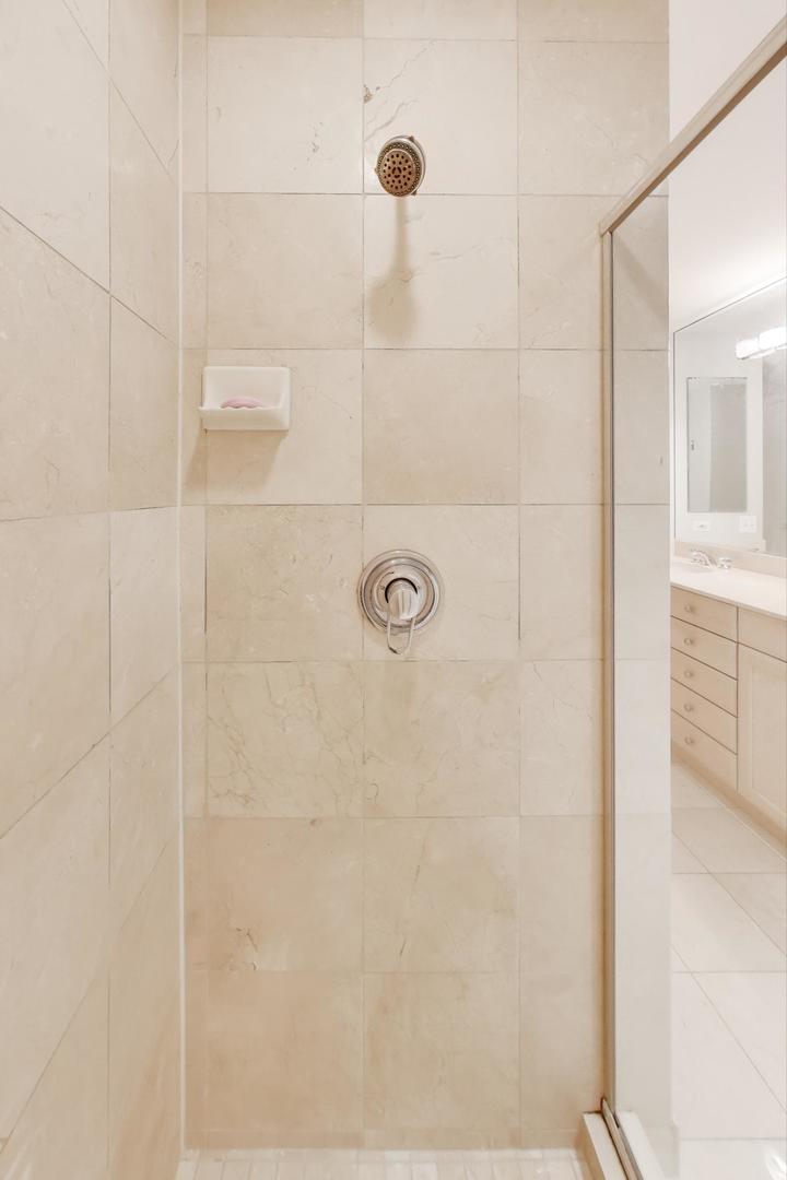 57 East Delaware Place, Unit 3504 Chicago, IL 60611 - Photo 22 of 45 a bathroom with a shower