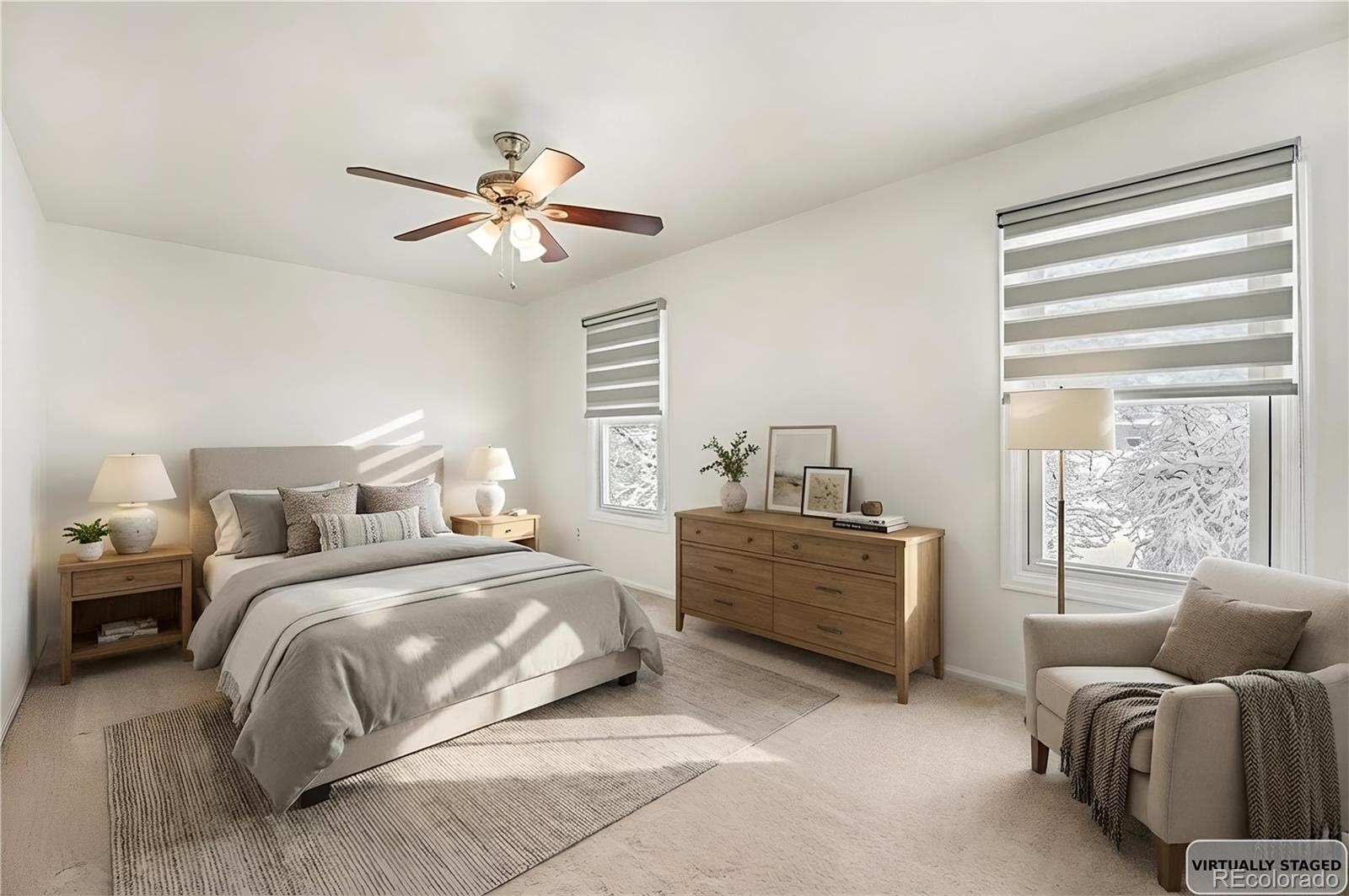 5257 Estes Circle Arvada, CO 80002 - Photo 13 of 22 a bedroom with a bed and a window