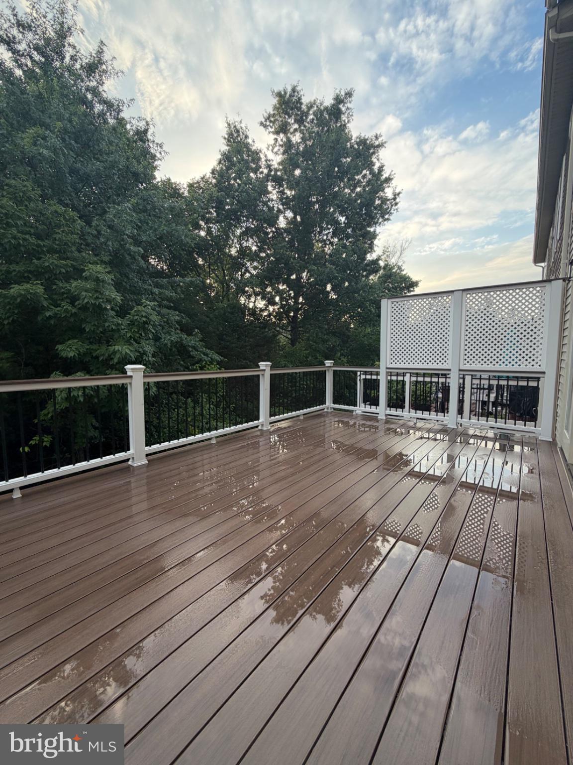 25333 Wakestone Terrace Chantilly, VA 20152 - Photo 104 of 109 Serene deck with lush green backdrop.