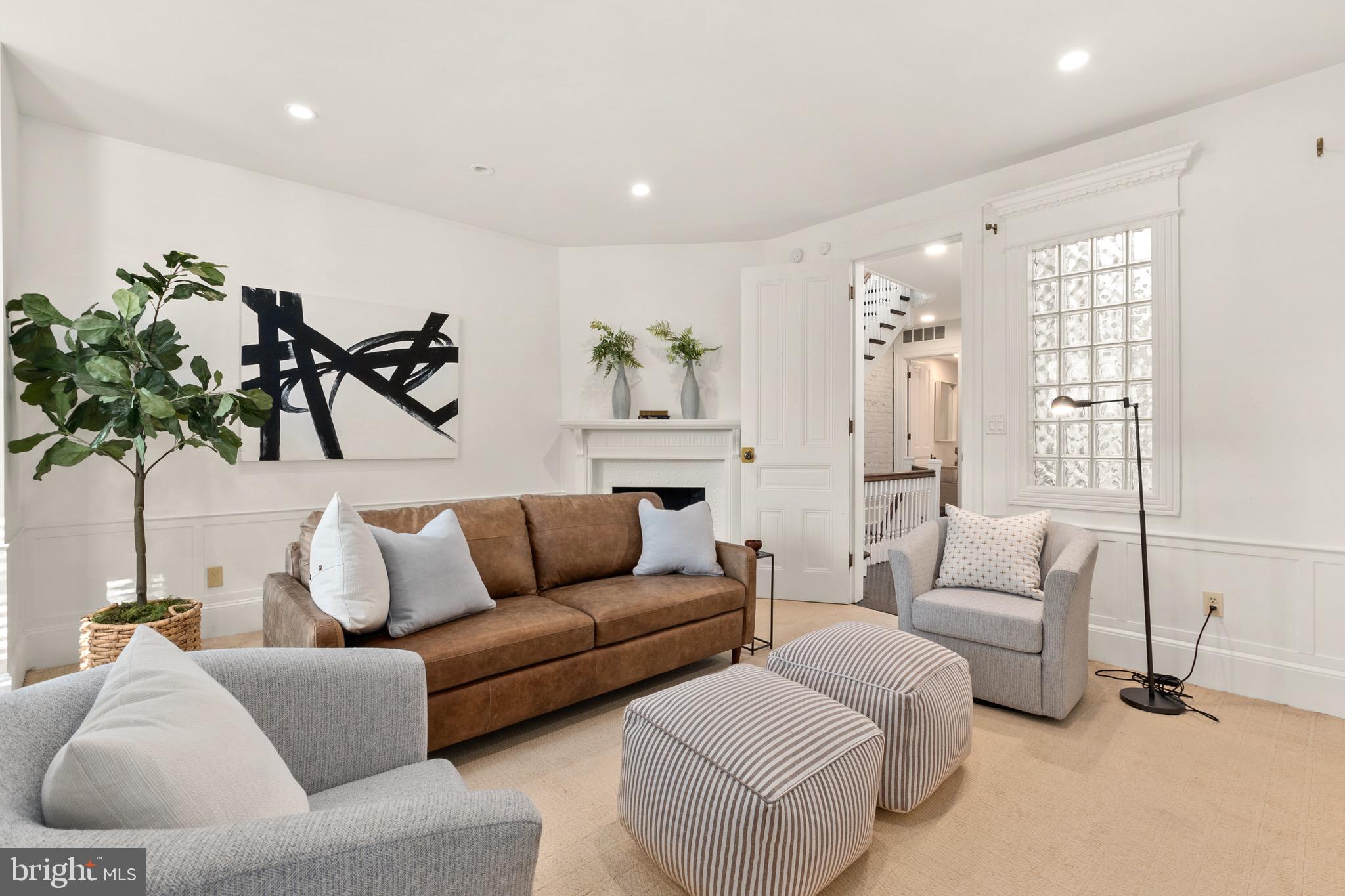 1109 P Street Northwest Washington, DC 20005 - Photo 25 of 45 Upper Level Family Room/2nd Bedroom