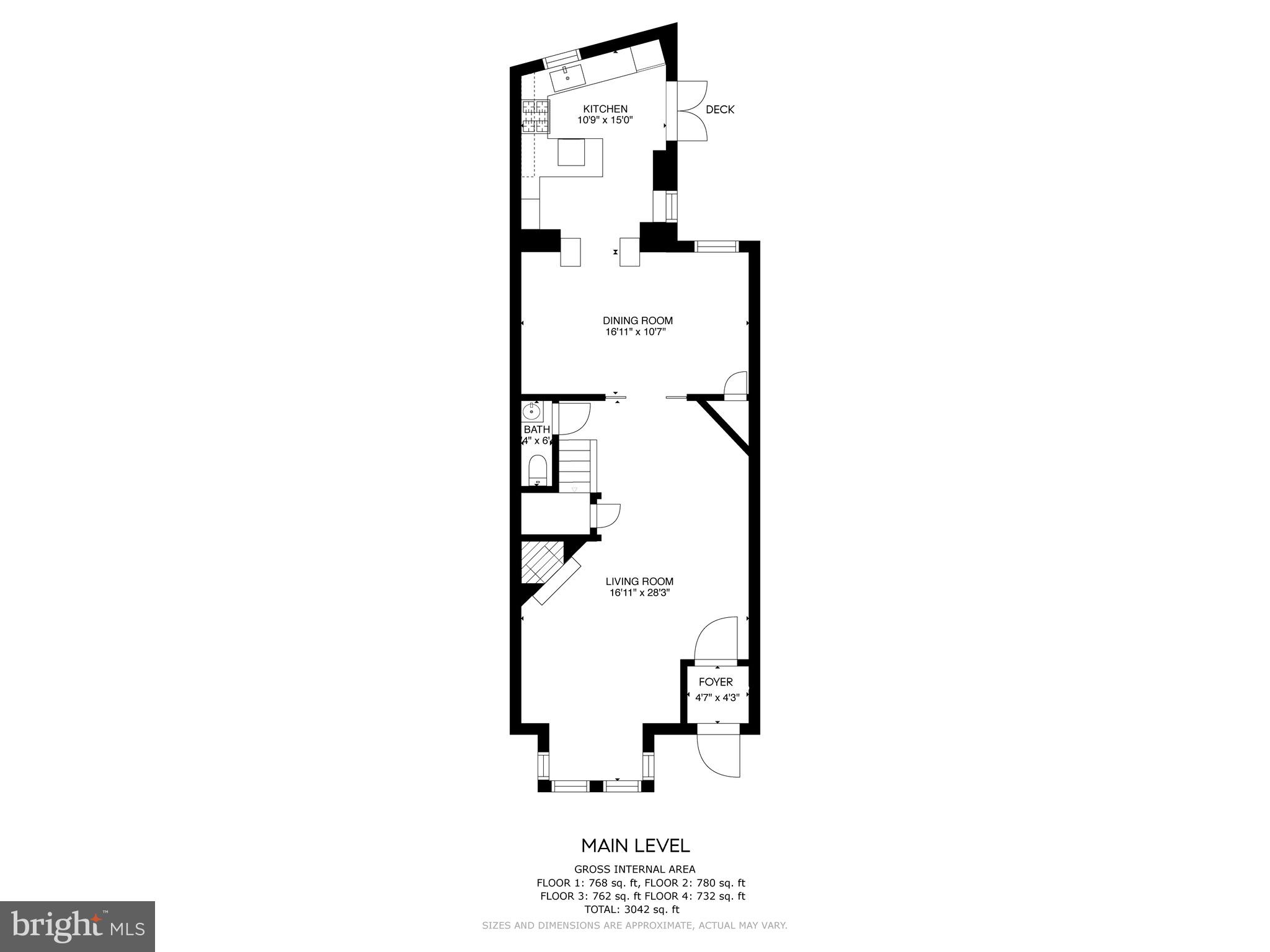 1109 P Street Northwest Washington, DC 20005 - Photo 43 of 45 Main Level