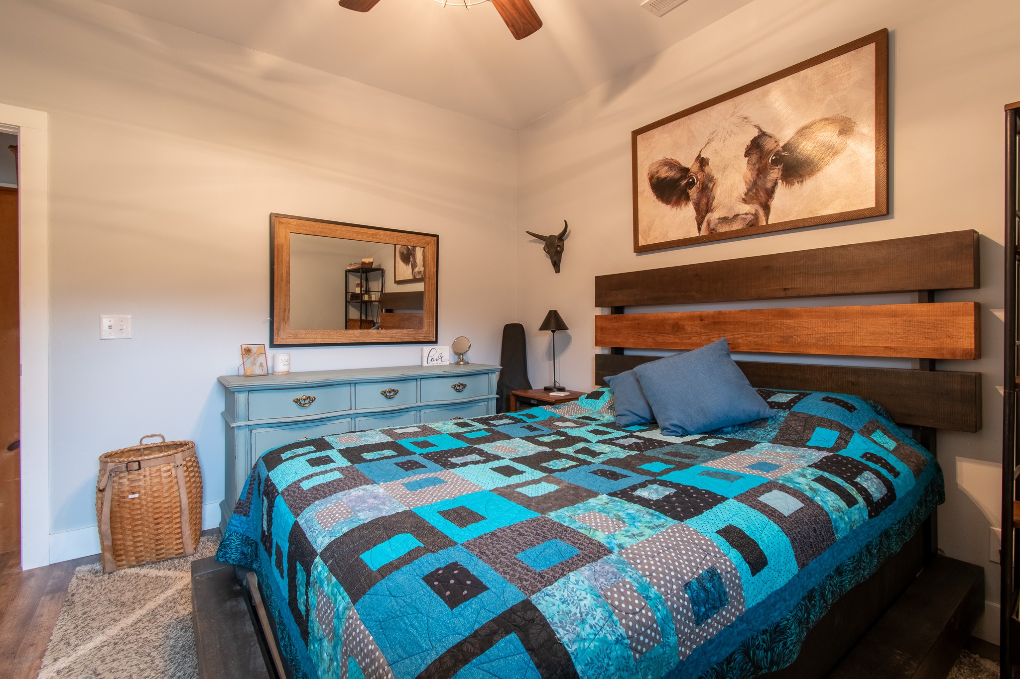 6490 Prospect Road Prospect, TN 38477 - Photo 25 of 52 a bedroom with two beds and painting on the wall