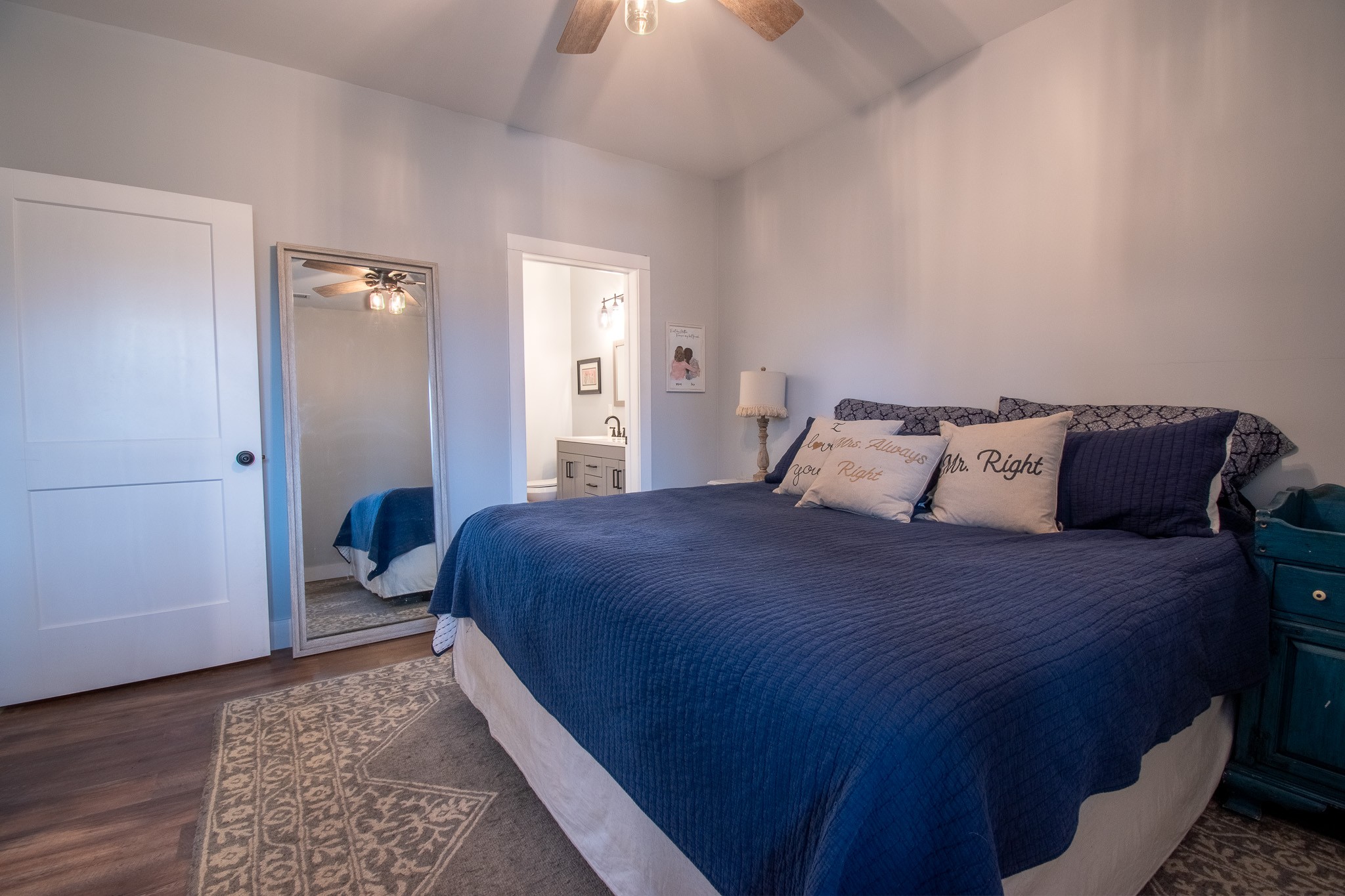 6490 Prospect Road Prospect, TN 38477 - Photo 26 of 52 a bedroom with a bed and a lamp