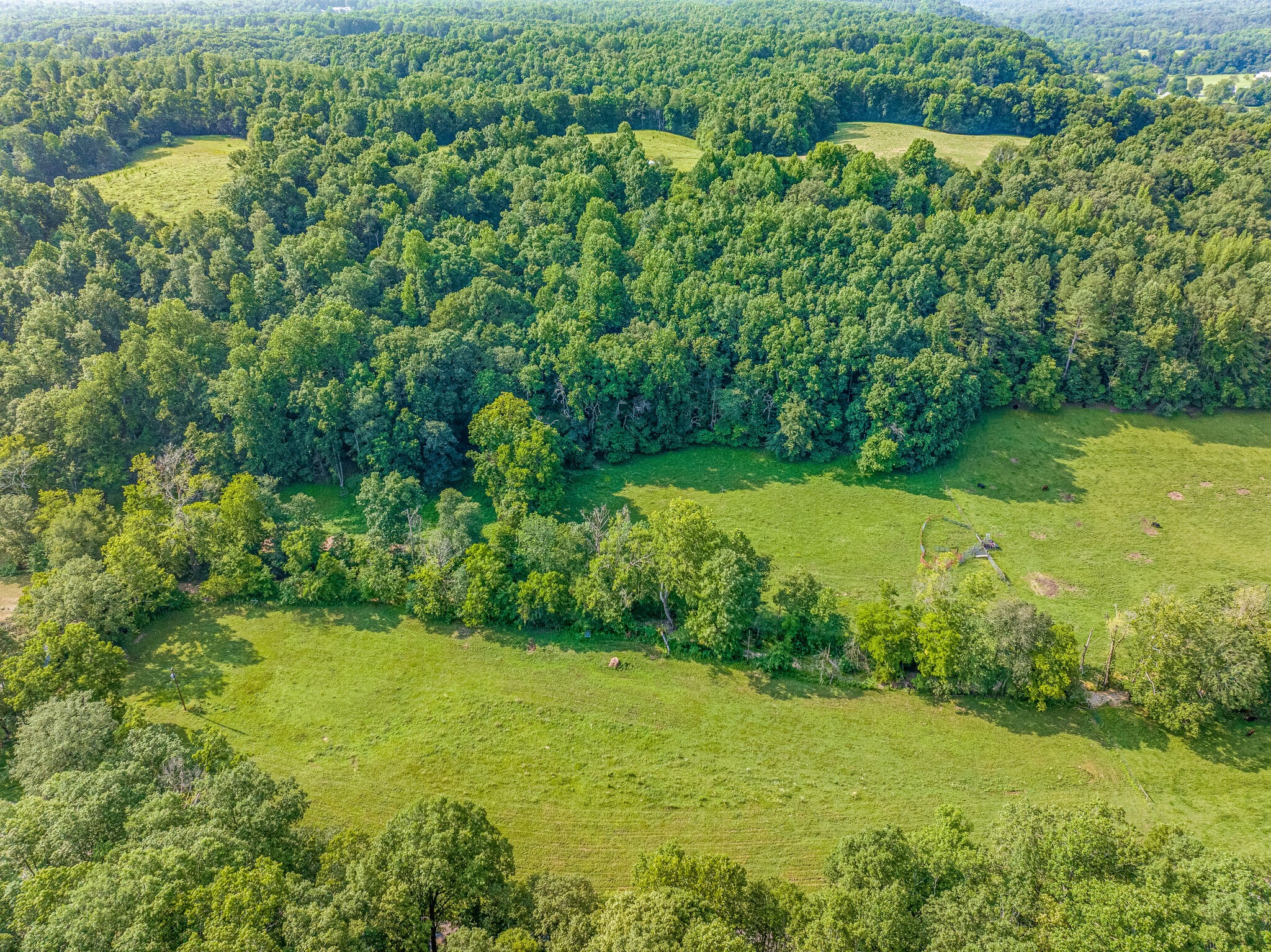 1 Grindstone Hollow Road Dickson, TN 37055 - Photo 2 of 8 an aerial view of residential houses with outdoor space and trees