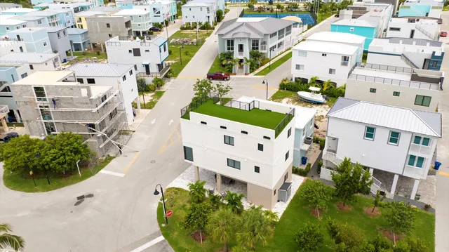a view of an ocean with beach