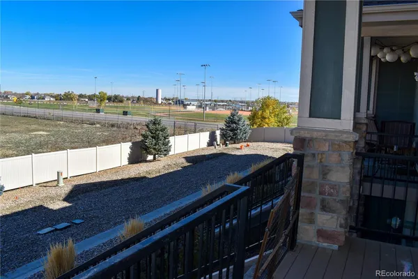 a view of outdoor space and deck