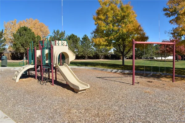 a view of park with trees