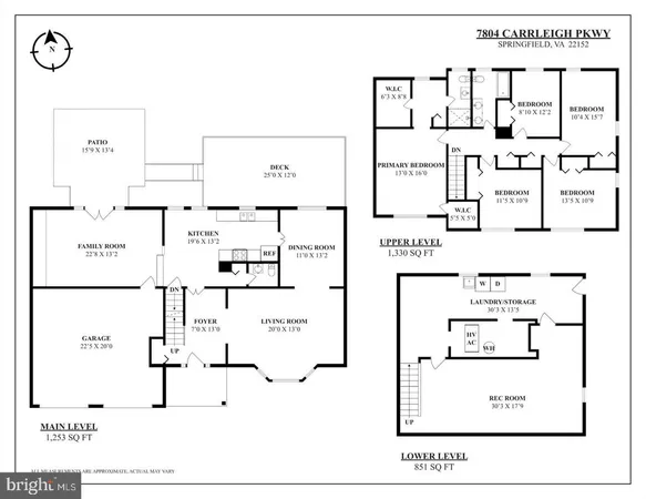 $1,115,000 | 7804 Carrleigh Parkway, Springfield, VA 22152