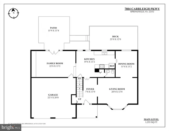 $1,115,000 | 7804 Carrleigh Parkway, Springfield, VA 22152