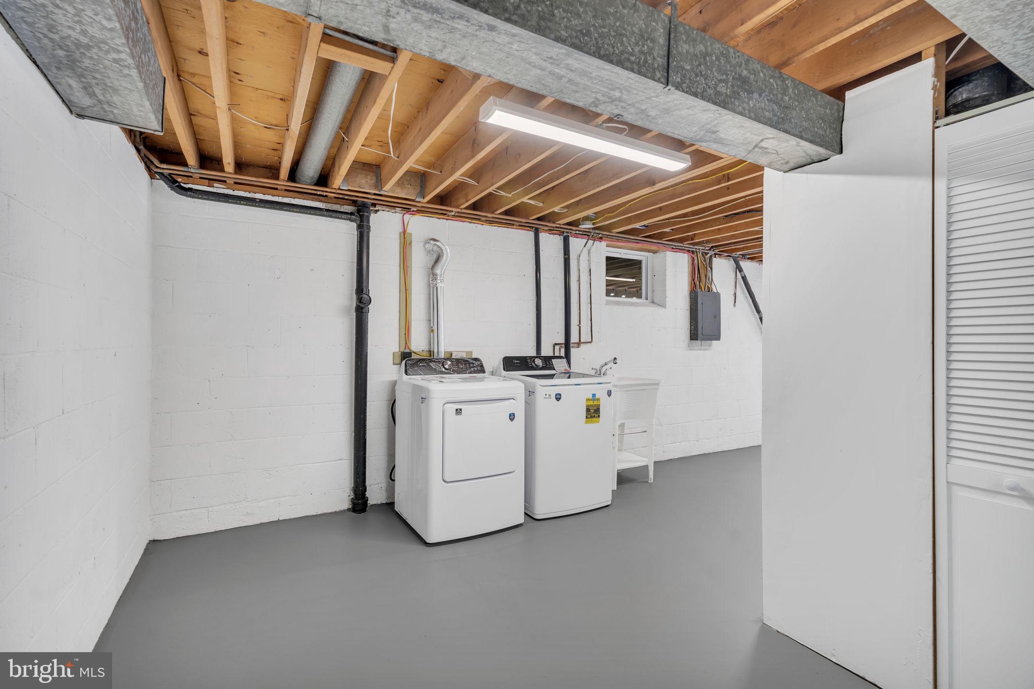 7804 Carrleigh Parkway Springfield, VA 22152 - Photo 50 of 61 a utility room with dryer and washer