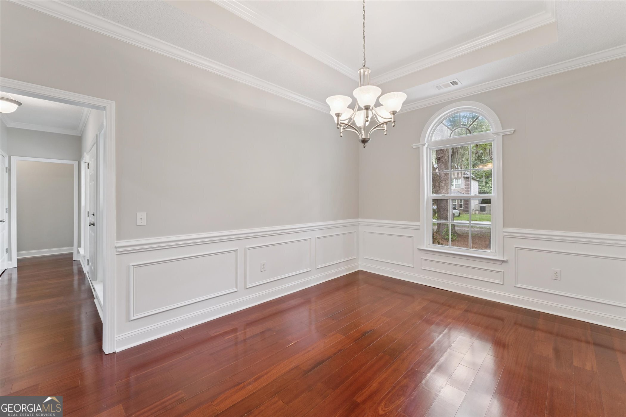 45 Veranda Trail Midway, GA 31320 - Photo 14 of 32 wooden floor in an empty room with a window