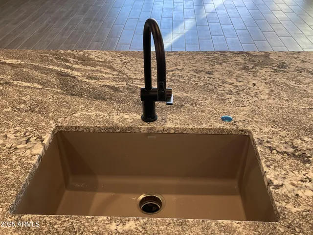 a close view of sink
