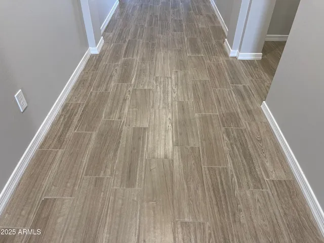 a view of wooden floor