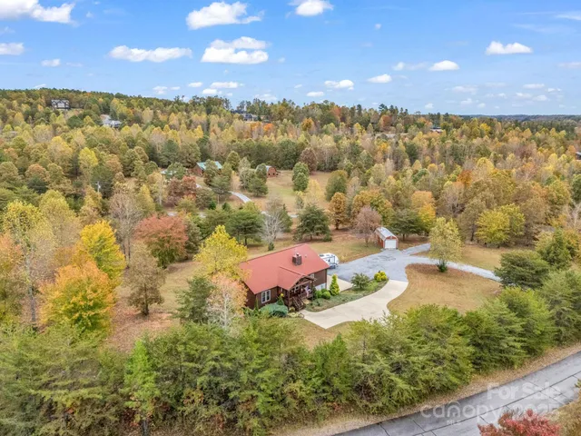 a view of an outdoor space and a yard