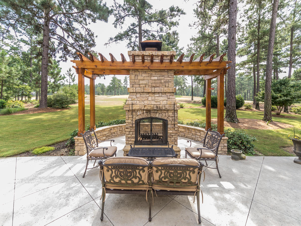 28 Middlebury Road Pinehurst, NC 28374 - Photo 42 of 48 Patio Fireplace