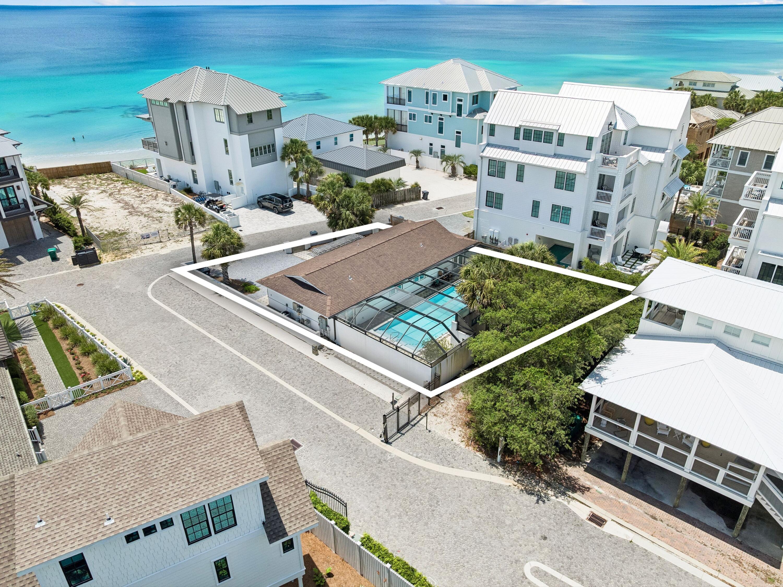 36 Green Street Inlet Beach, FL 32461 - Photo 25 of 27 an aerial view of a house