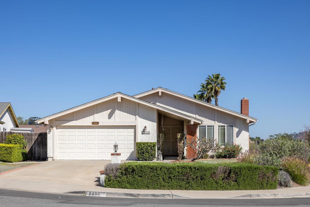 2236 Casa Cielo Spring Valley, CA 91977 - Photo 1 of 20 a front view of a house with a yard