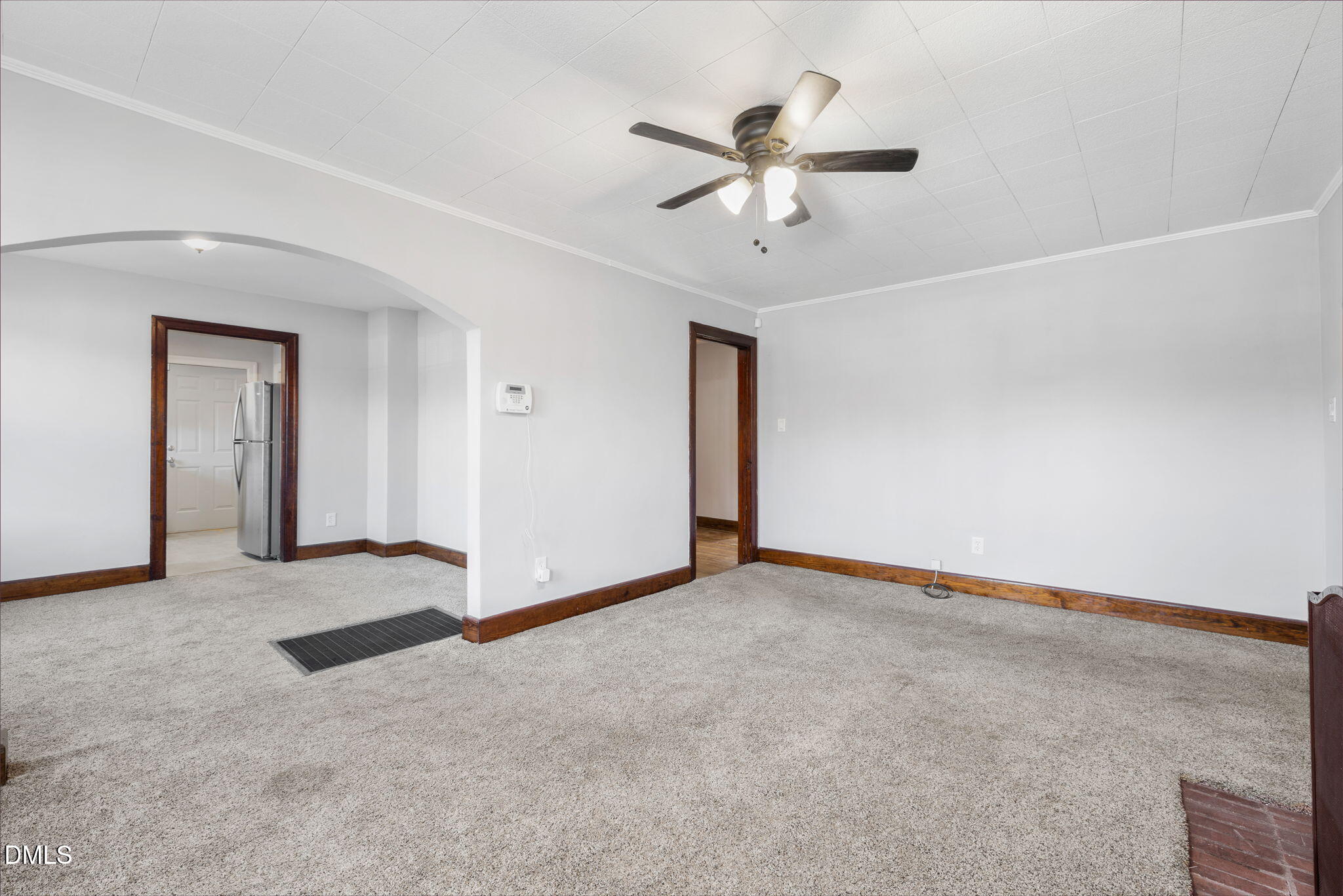 109 Lincoln Court Raleigh, NC 27610 - Photo 6 of 27 a view of an empty room with chandelier fan