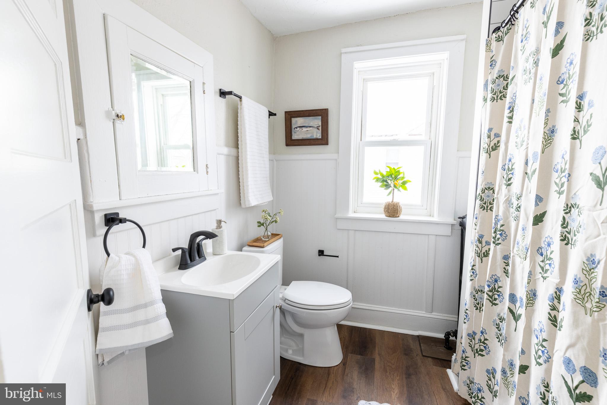 144 West King Street Littlestown, PA 17340 - Photo 11 of 20 a bathroom with a sink toilet and window