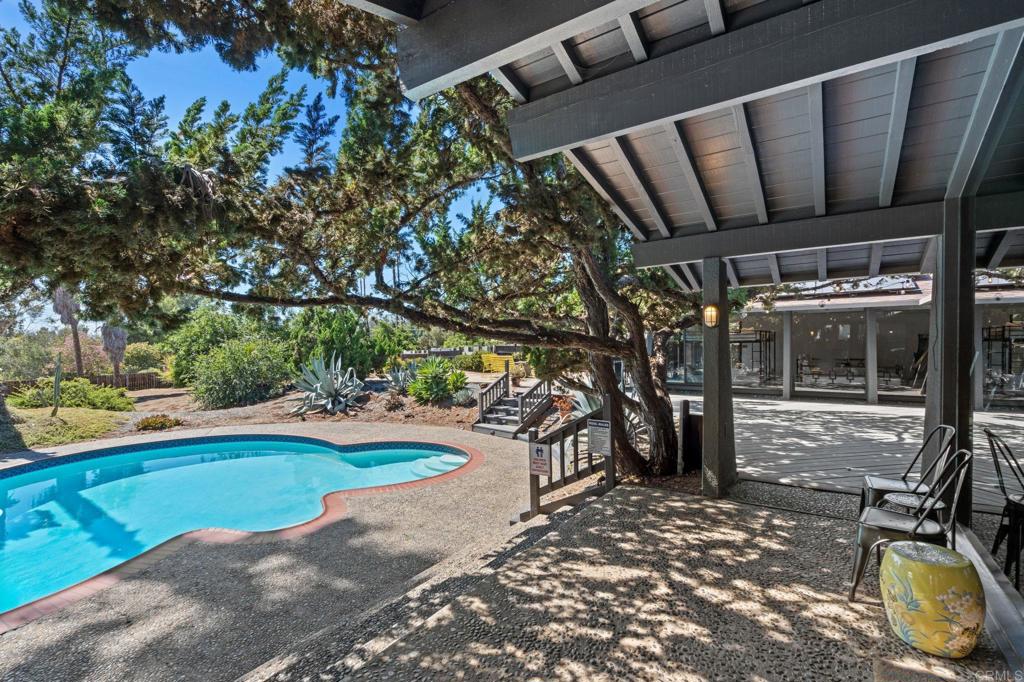 754 El Rancho Drive El Cajon, CA 92019 - Photo 37 of 55 a view of a porch with furniture and a yard
