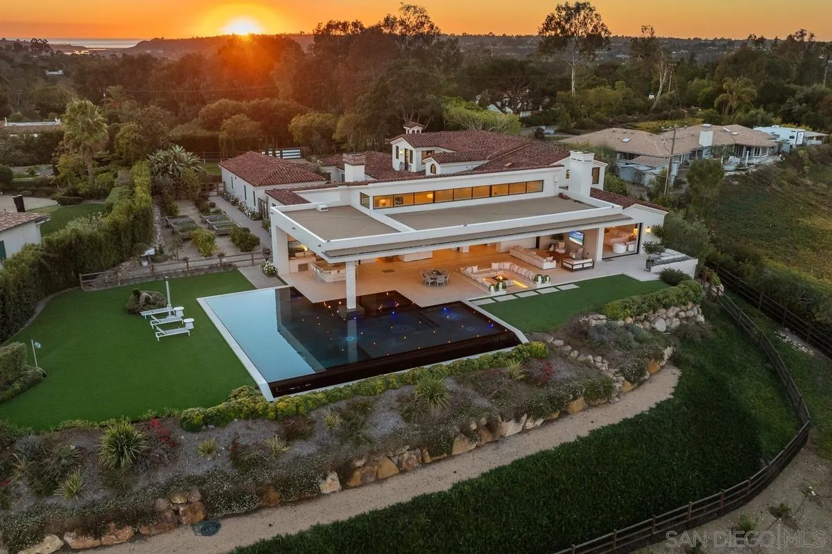 5516 La Crescenta Road Rancho Santa Fe, CA 92067 - Photo 46 of 49 an aerial view of a house