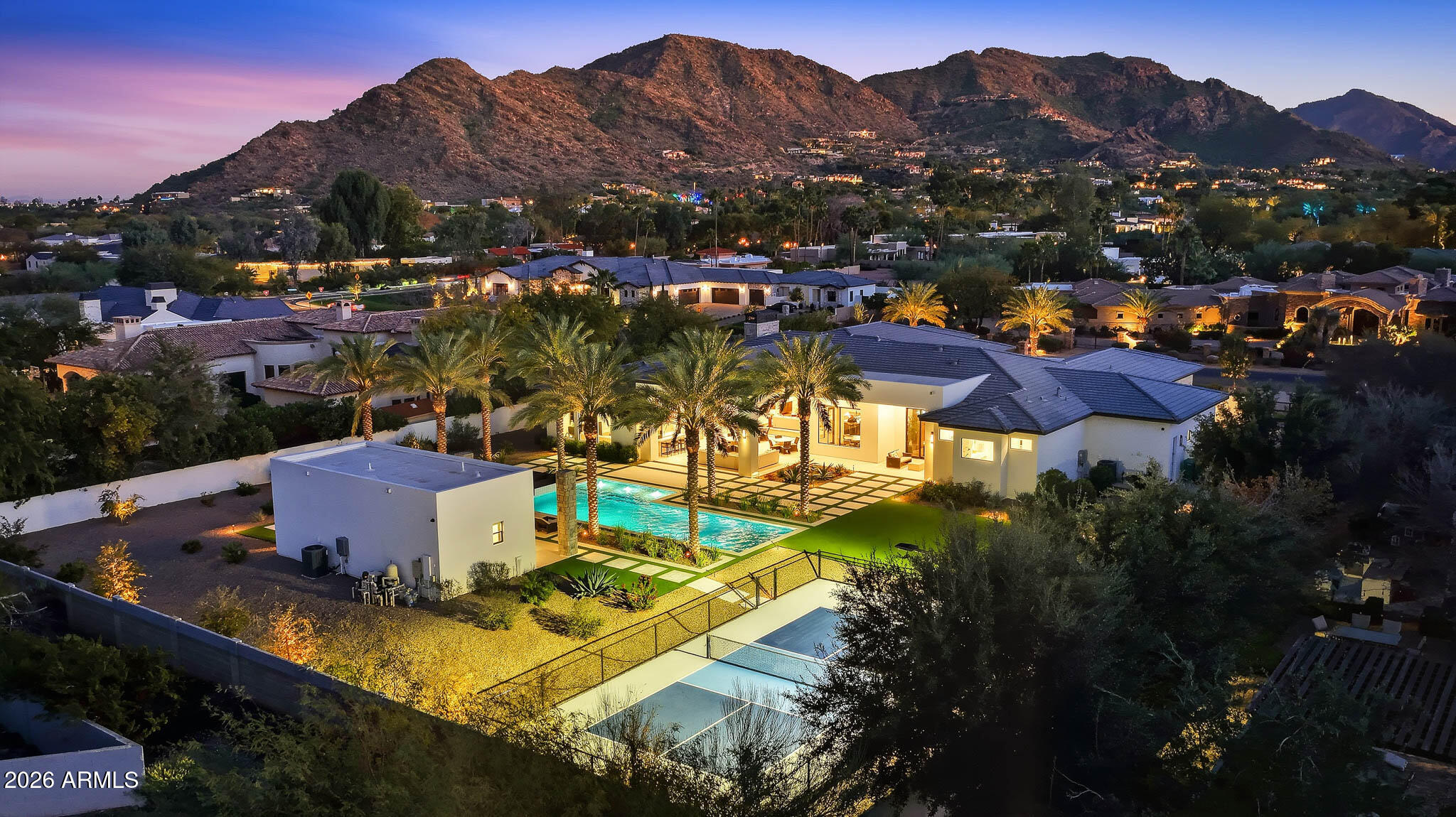 5102 East Butler Drive Paradise Valley, AZ 85253 - Photo 106 of 111 a view of a city with mountains