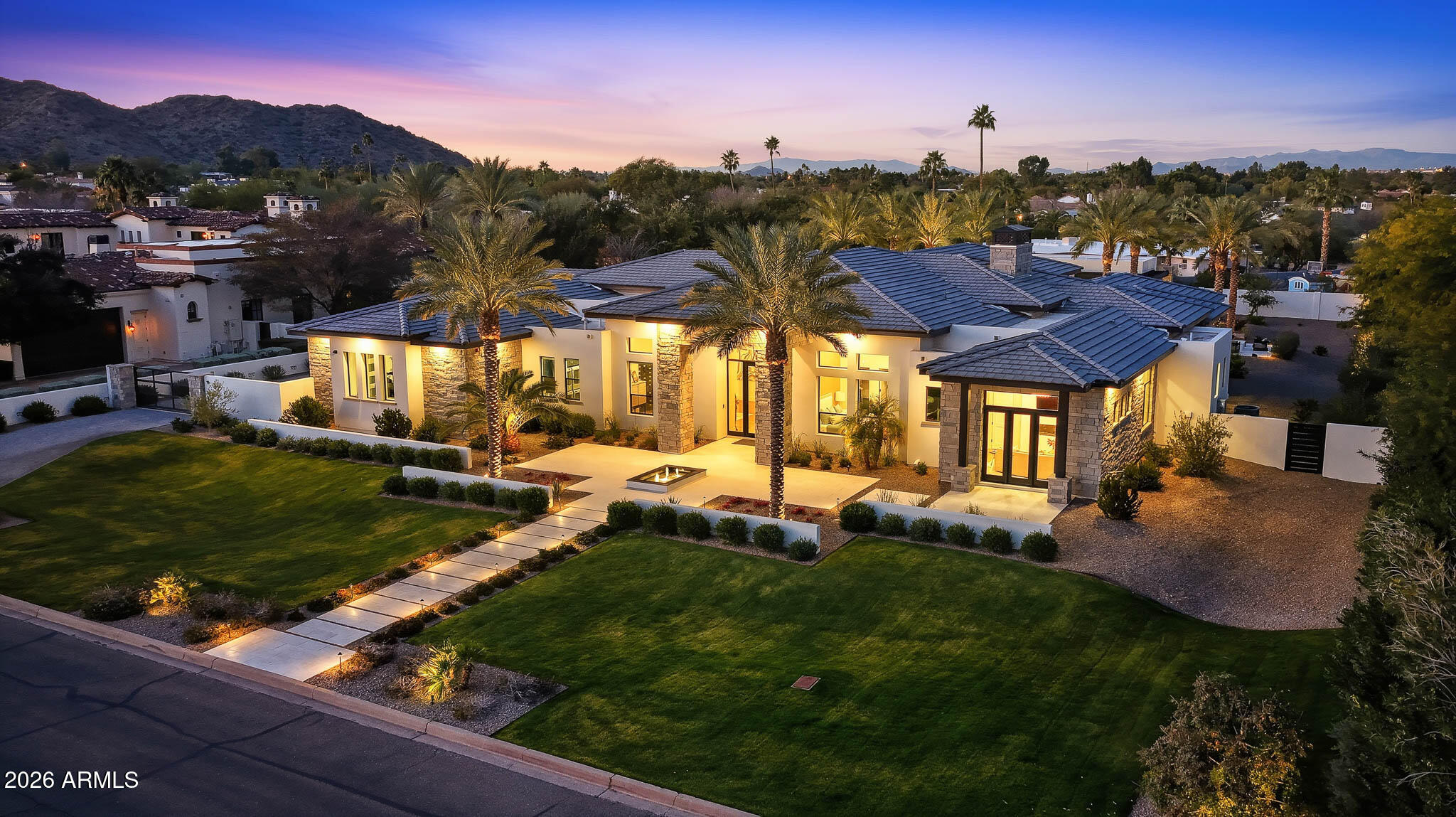 5102 East Butler Drive Paradise Valley, AZ 85253 - Photo 8 of 111 a view of a garden with an outdoor seating