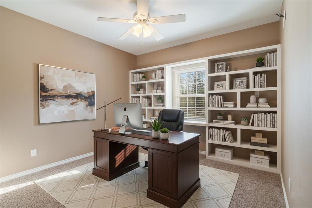 126 Hidden Lake Drive Powderly, TX 75473 - Photo 20 of 29 a view of a workspace with furniture